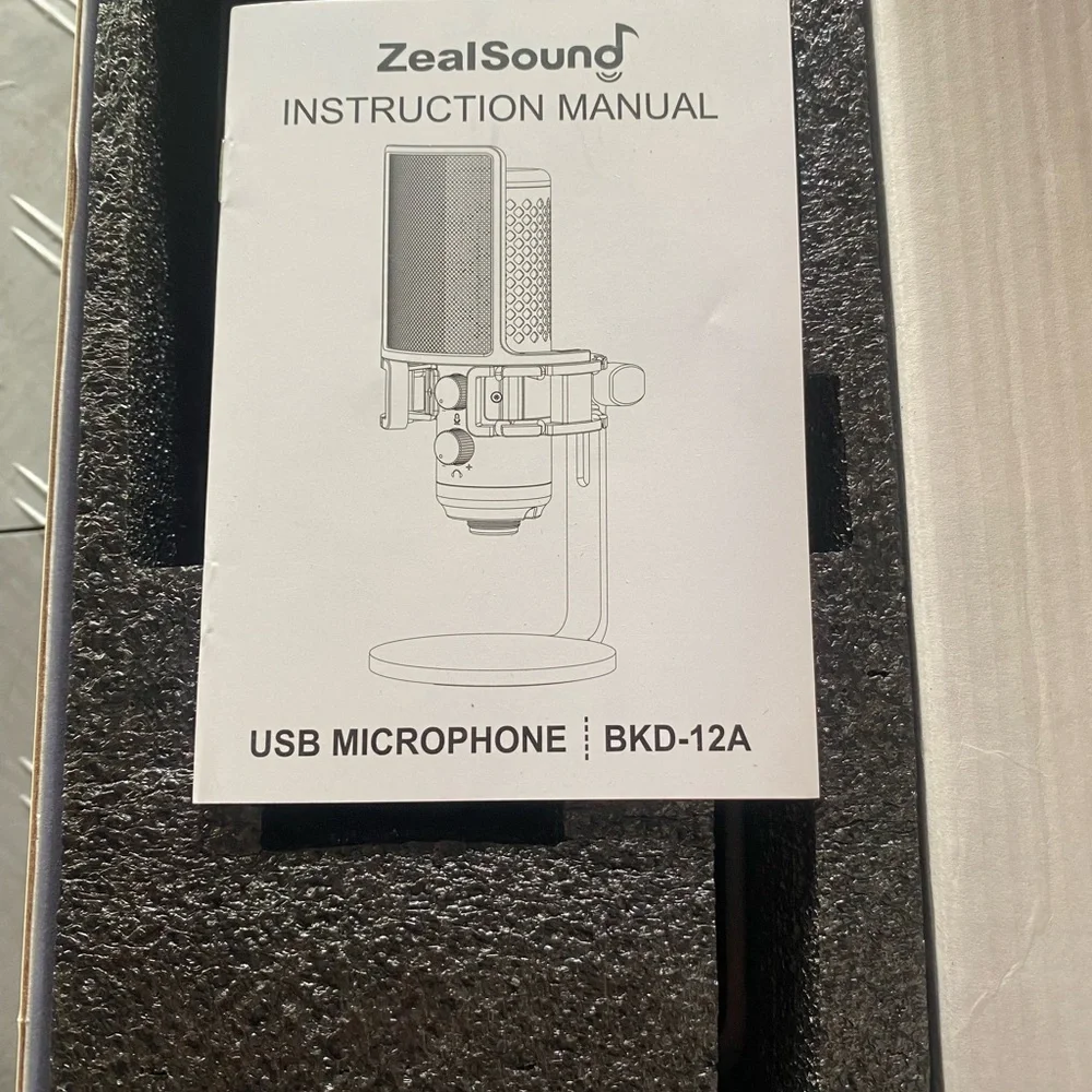 ZealSound Gaming USB Microphone For iphone Phone PC Metal Microphones BKD-12A